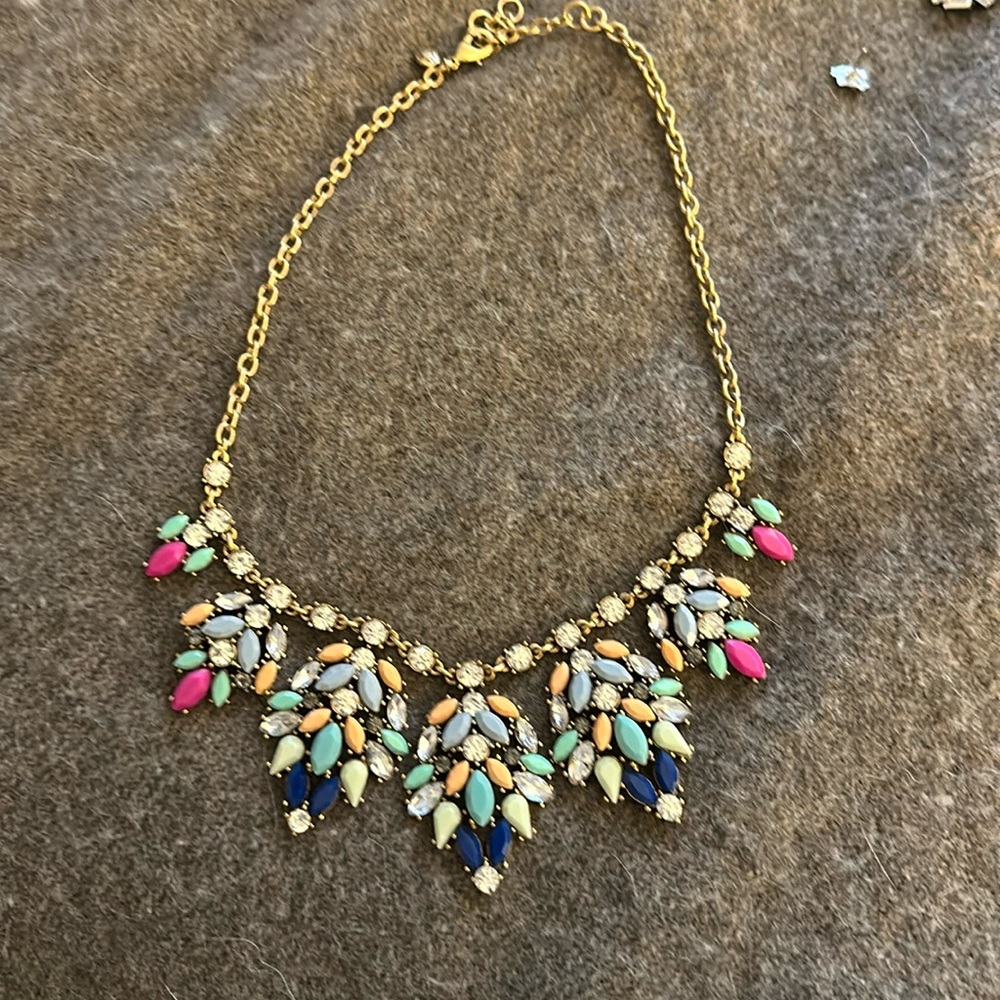Jcrew bejeweled necklace